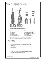 Предварительный просмотр 3 страницы Bissell POWERTRAK 1472 SERIES User Manual