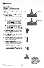 Предварительный просмотр 8 страницы Bissell powertrak dual cyclonic User Manual