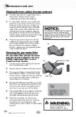 Предварительный просмотр 10 страницы Bissell powertrak dual cyclonic User Manual