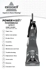 Предварительный просмотр 1 страницы Bissell PowerWash PowerBrush Select 44L6 Series User Manual