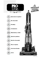 Bissell PRO LITE 17G5 (Spanish) Guía Del Usuario предпросмотр