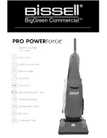 Bissell Pro powerforce User Manual предпросмотр