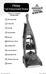 Предварительный просмотр 1 страницы Bissell PRODRY 8350 User Manual