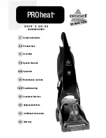 Bissell Proheat 25A3 SERIES User Manual предпросмотр