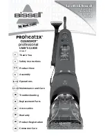 Предварительный просмотр 1 страницы Bissell PROheat 2X CleanShot 9500-P User Manual