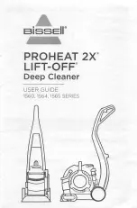 Bissell PROHEAT 2X LIFT-OFF 1560 SERIES User Manual предпросмотр