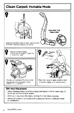 Предварительный просмотр 10 страницы Bissell PROHEAT 2X LIFT-OFF 1560 SERIES User Manual