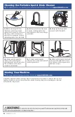 Preview for 10 page of Bissell PROHEAT 2X LIFT-OFF 1565 SERIES Manual