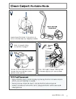 Предварительный просмотр 9 страницы Bissell PROHEAT 2X LIFT-OFF 24A4 Series User Manual