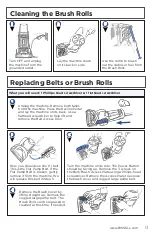 Preview for 13 page of Bissell PROHEAT 2X REVOLUTION 15484 Manual