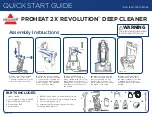 Bissell PROHEAT 2X REVOLUTION 1551 SERIES Quick Start Manual preview