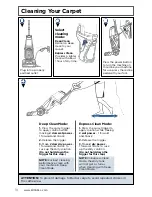 Предварительный просмотр 10 страницы Bissell PROHEAT 2X REVOLUTION 1858 SERIES User Manual