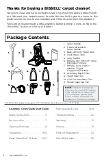 Preview for 8 page of Bissell PROHEAT 2X REVOLUTION 1986 Series Quick Start User Manual