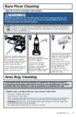 Preview for 15 page of Bissell PROHEAT 2X REVOLUTION 1986 Series Quick Start User Manual