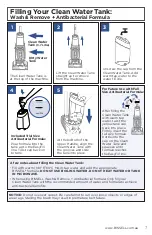 Предварительный просмотр 7 страницы Bissell PROHEAT 2X REVOLUTION DELUXE User Manual