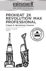 Предварительный просмотр 1 страницы Bissell PROHEAT 2X REVOLUTION MAX PROFESSIONAL User Manual