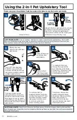 Предварительный просмотр 10 страницы Bissell PROHEAT 2X REVOLUTION PET 2066F User Manual