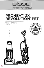 Bissell PROHEAT 2X REVOLUTION PET 2457F User Manual preview