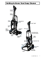 Предварительный просмотр 9 страницы Bissell ProHeat 2x Revolution Pet Pro 1986 Series Quick Start User Manual