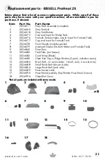 Предварительный просмотр 21 страницы Bissell PROHEAT2X 20B4 User Manual