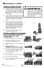 Предварительный просмотр 42 страницы Bissell PROHEAT2X 20B4 User Manual