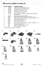 Предварительный просмотр 46 страницы Bissell PROHEAT2X 20B4 User Manual