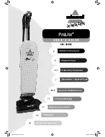 Bissell ProLite 3561 SERIES User Manual предпросмотр