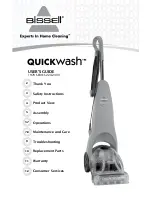 Bissell QUICKWASH 1970 Series User Manual предпросмотр