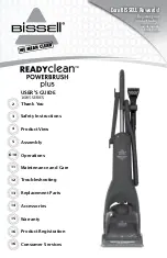 Bissell ReadyClean Powerbrush Plus User Manual предпросмотр