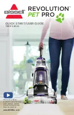 Предварительный просмотр 1 страницы Bissell REVOLUTION PET PRO Quick Start User Manual