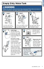 Предварительный просмотр 11 страницы Bissell REVOLUTION PROHEAT 2X 1858 Instructions Manual