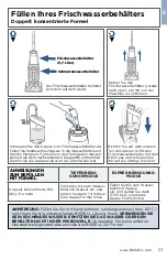 Предварительный просмотр 23 страницы Bissell REVOLUTION PROHEAT 2X 1858 Instructions Manual