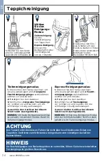 Предварительный просмотр 24 страницы Bissell REVOLUTION PROHEAT 2X 1858 Instructions Manual