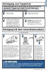 Предварительный просмотр 25 страницы Bissell REVOLUTION PROHEAT 2X 1858 Instructions Manual