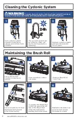 Предварительный просмотр 8 страницы Bissell SMARTCLEAN 2228A User Manual