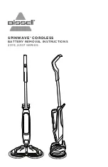 Предварительный просмотр 1 страницы Bissell SPINWAVE 2315 Series Battery Removal Instructions