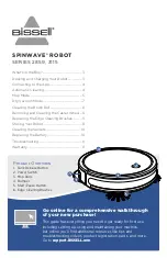 Preview for 1 page of Bissell SPINWAVE 2859 Series Manual