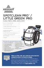 Предварительный просмотр 7 страницы Bissell SPOT CLEAN PRO 3624 Series User Manual