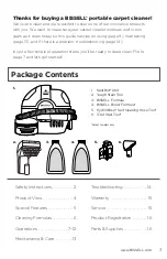 Предварительный просмотр 3 страницы Bissell SPOTBOT 2114 Series User Manual