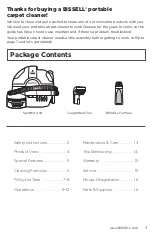 Предварительный просмотр 3 страницы Bissell SPOTBOT 2117 Series User Manual