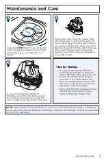 Предварительный просмотр 13 страницы Bissell SPOTBOT 2117 Series User Manual