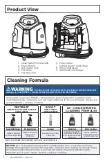 Предварительный просмотр 4 страницы Bissell SPOTCLEAN 36984 User Manual