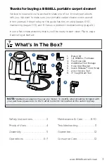 Предварительный просмотр 3 страницы Bissell SPOTCLEAN LITTLE GREEN User Manual