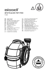 Bissell SPOTCLEAN PET PRO User Manual предпросмотр