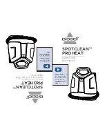 Bissell SPOTCLEAN PROHEAT 5207J Series User Manual предпросмотр