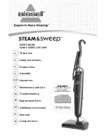 Bissell Steam & Sweep 42A8-E SERIES User Manual preview