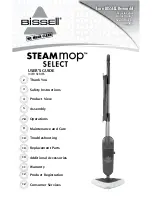 Preview for 1 page of Bissell Steam Mop Select User Manual