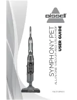 Bissell SYMPHONY PET 1543 SERIES User Manual предпросмотр