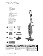 Preview for 4 page of Bissell SYMPHONY PET 1543 SERIES User Manual