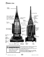 Предварительный просмотр 4 страницы Bissell Total Floors® Complete Vacuum 52C2 User Manual